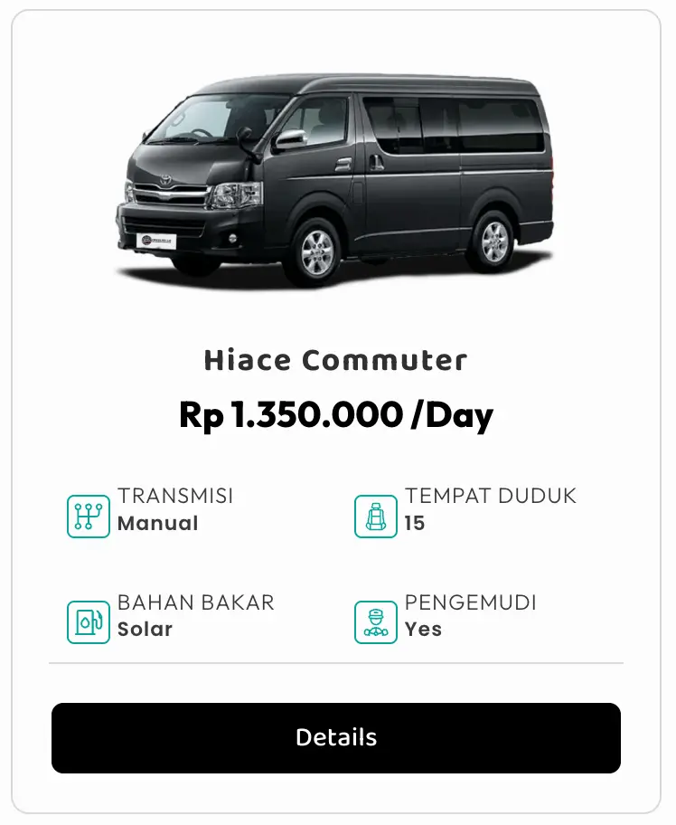 rental hiace premio semarang