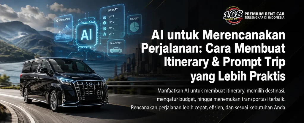 AI untuk merencanakan perjalanan - cara membuat itinerary dan prompt trip yang praktis