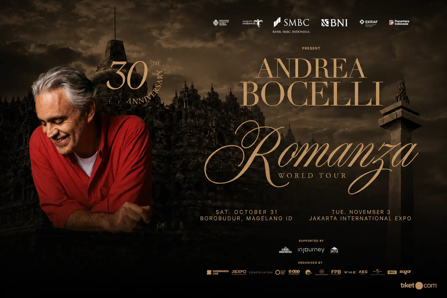 Andrea Bocelli Indonesia 2026