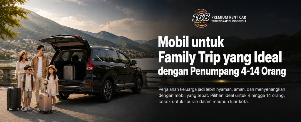 mobil untuk family trip yang ideal untuk penumpang 4-14 orang